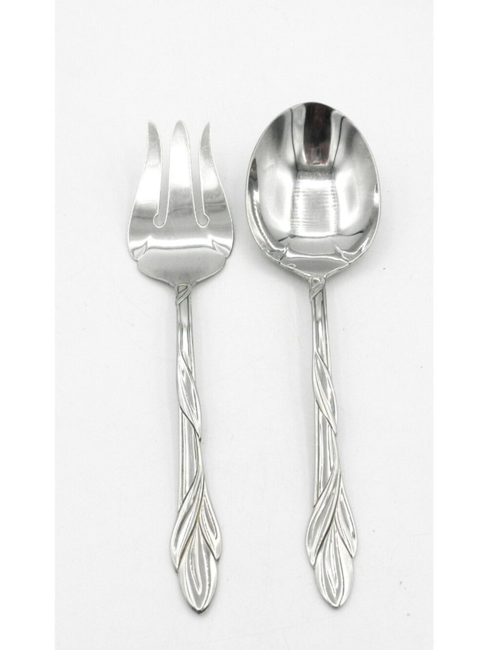 Eden Stainless By Oneida Casserole Spoon and Meat Fork 2 Piece Set